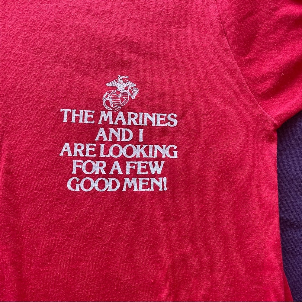 VINTAGE USA Marines Red T-Shirt